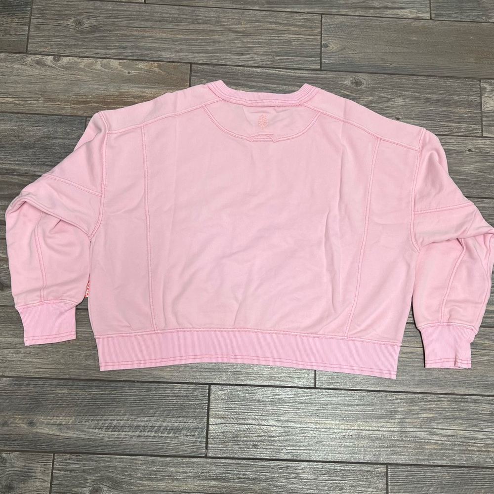 NWT Free People Movement x Hatch Intercept Pullover XS Pink Rose Top Sweatshirt - Picture 8 of 15